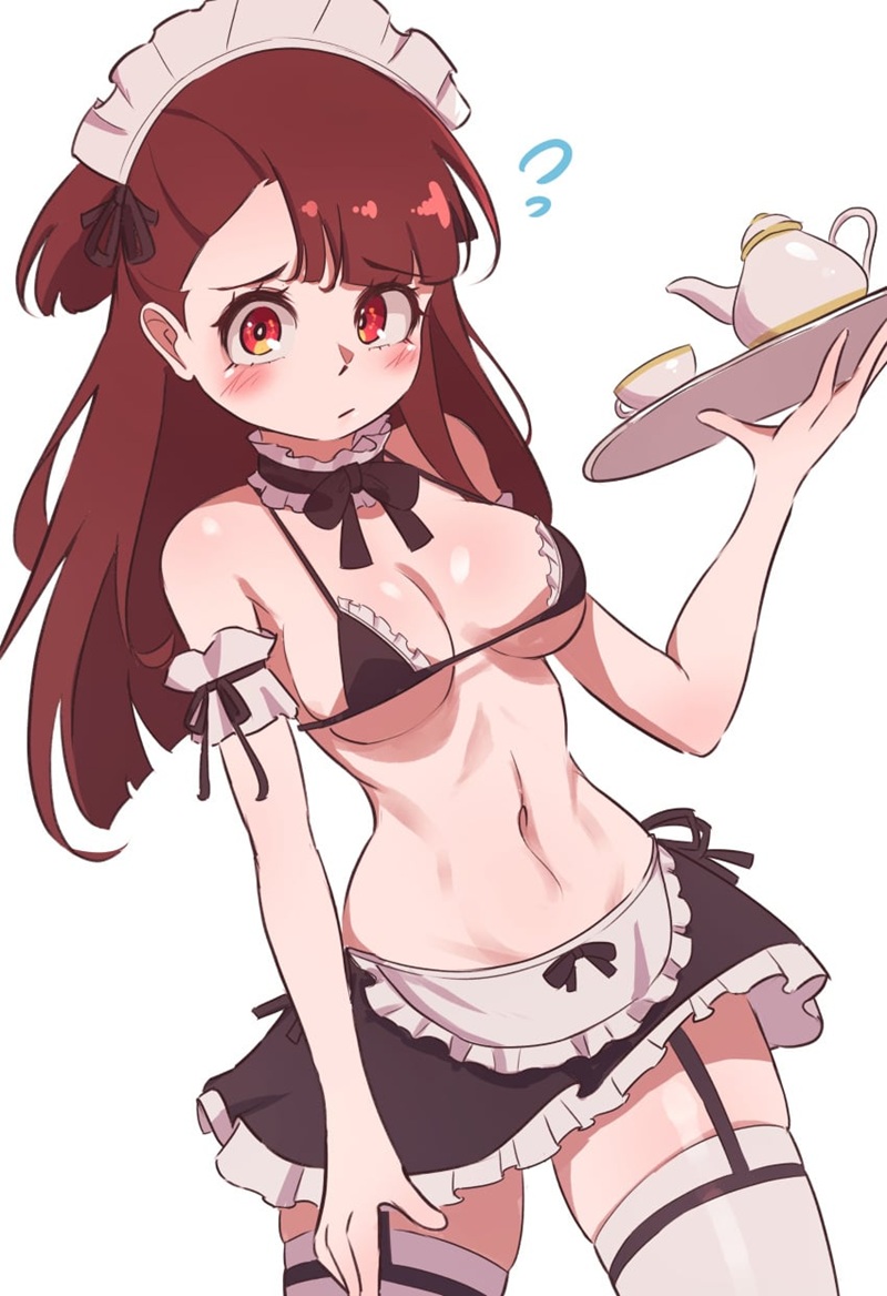 Ảnh Hầu Gái Anime bị siết cổ