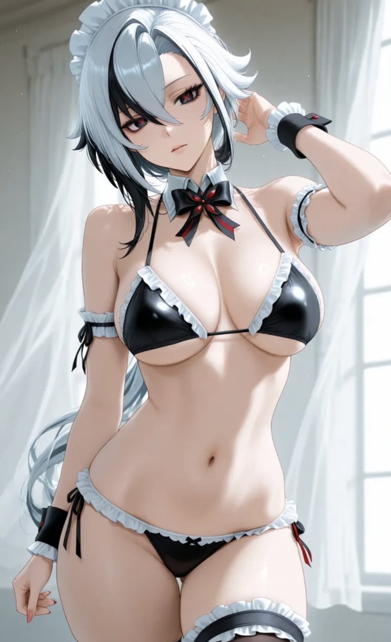 Ảnh Hầu Gái Anime mặc đồ hầu gái siêu ngắn