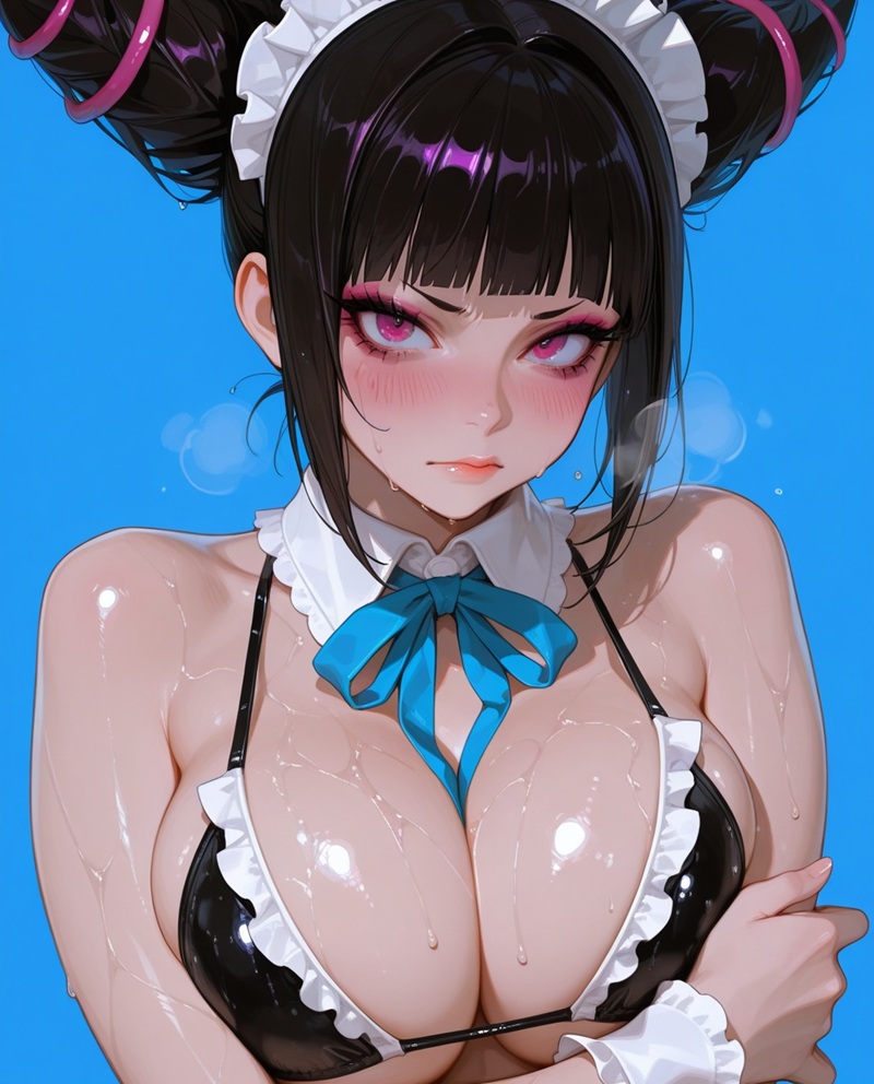 Ảnh Hầu Gái Anime nhũ hoa hồng hào
