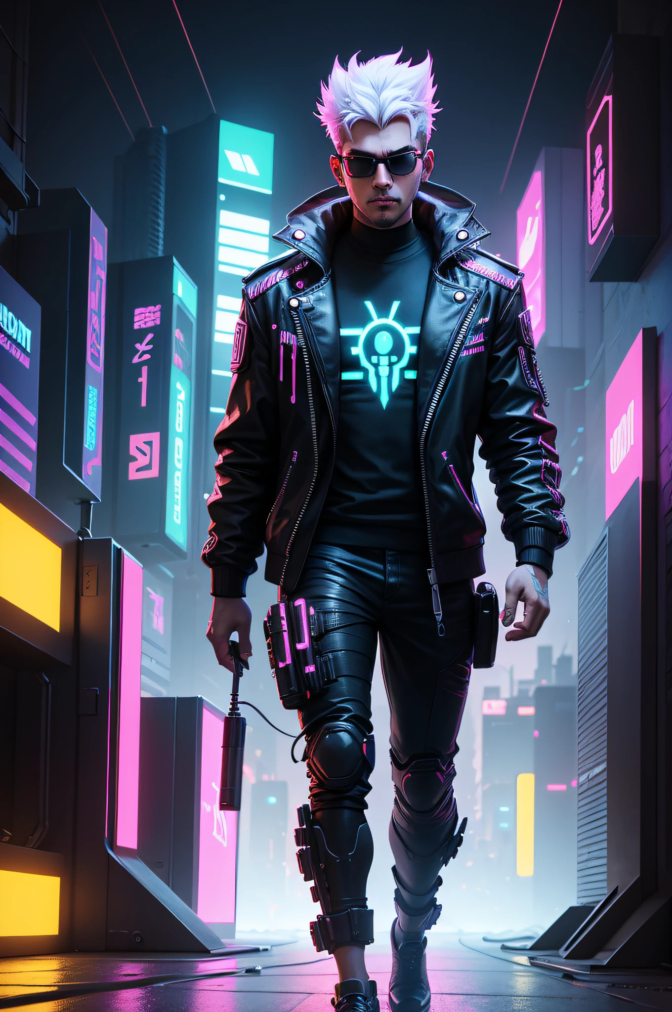 Album Cyberpunk Man Wallpapers 4K siêu đẹp 8