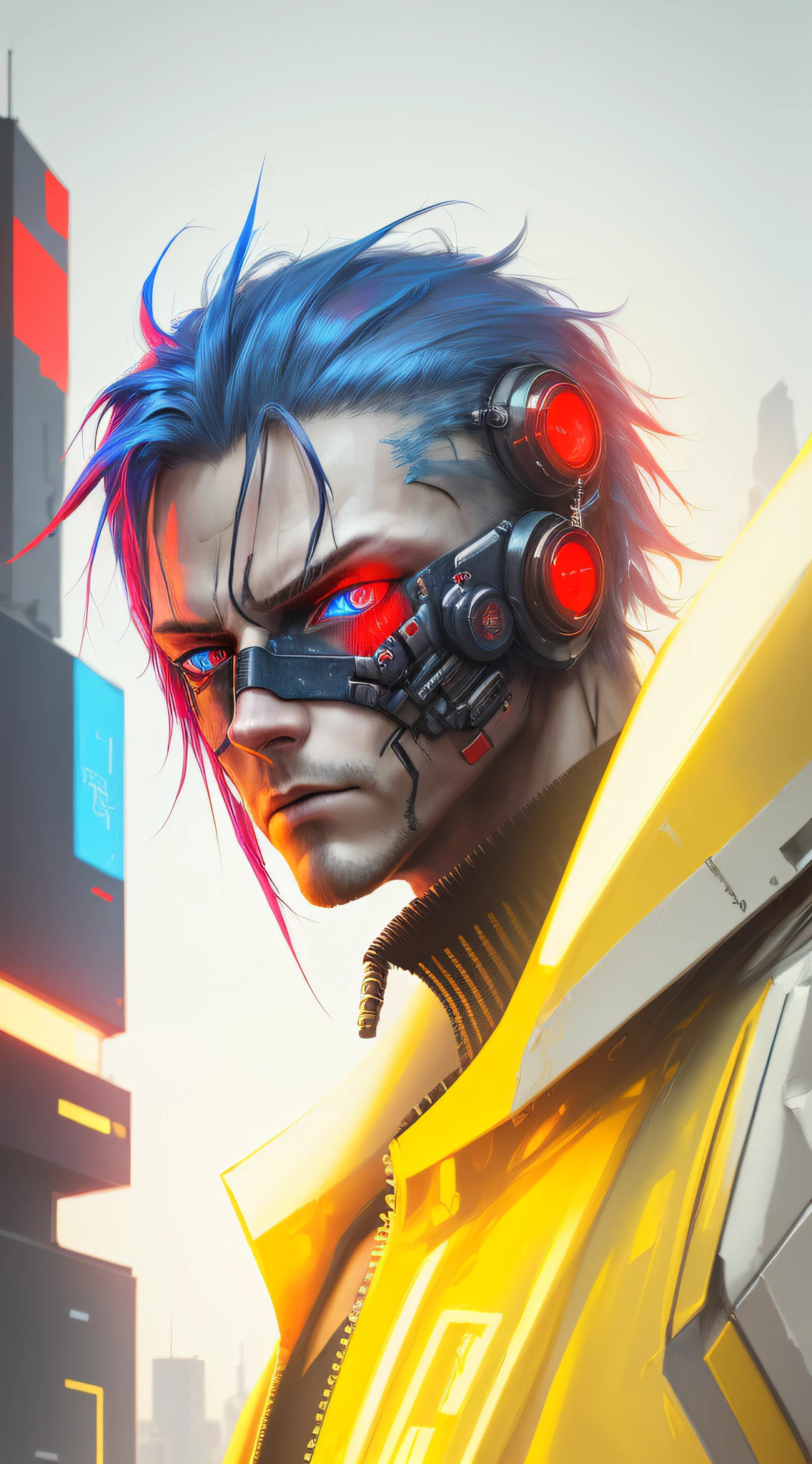 Album Cyberpunk Man Wallpapers 4K siêu đẹp 9