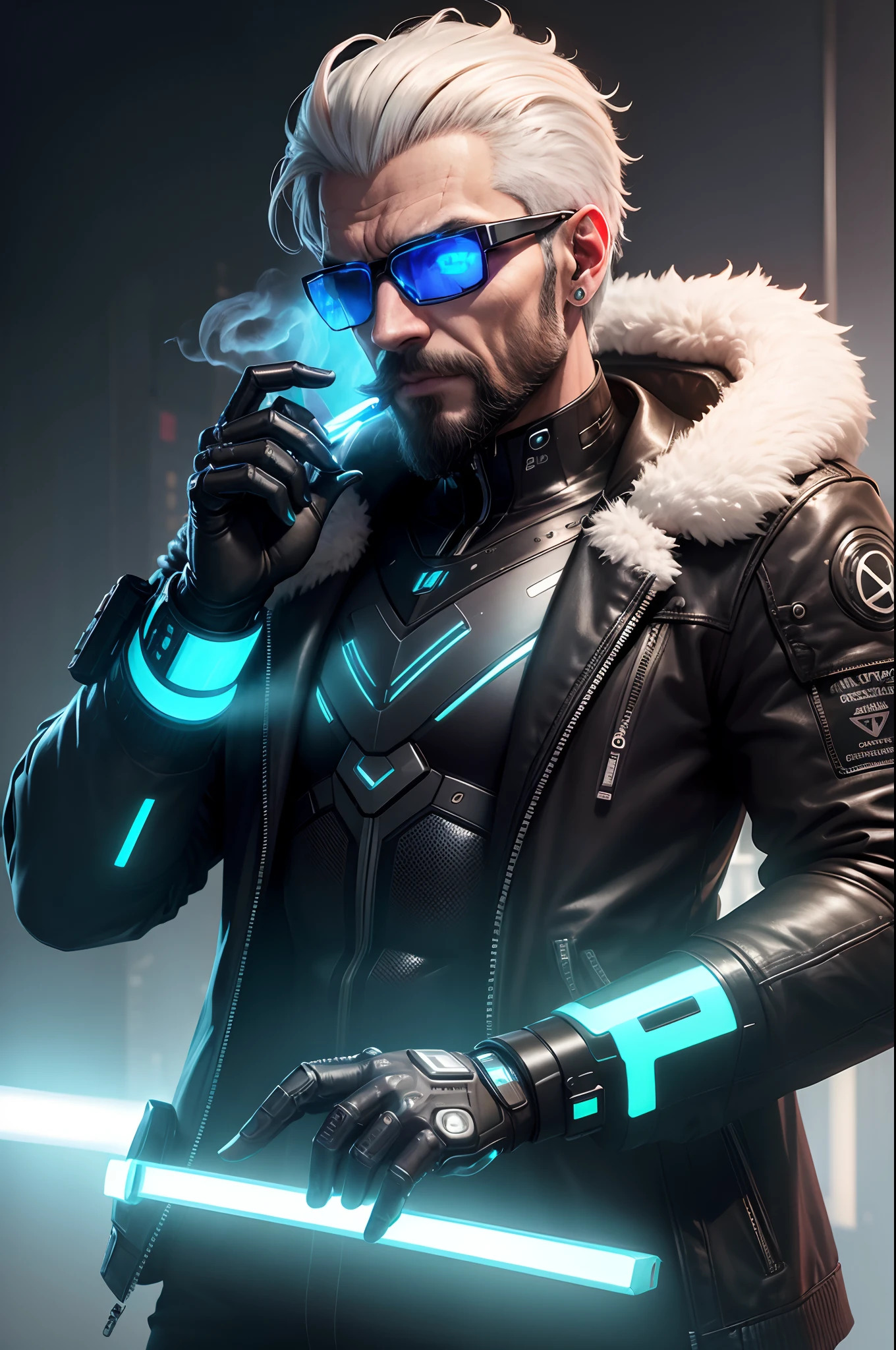 Album Cyberpunk Man Wallpapers 4K siêu đẹp 11