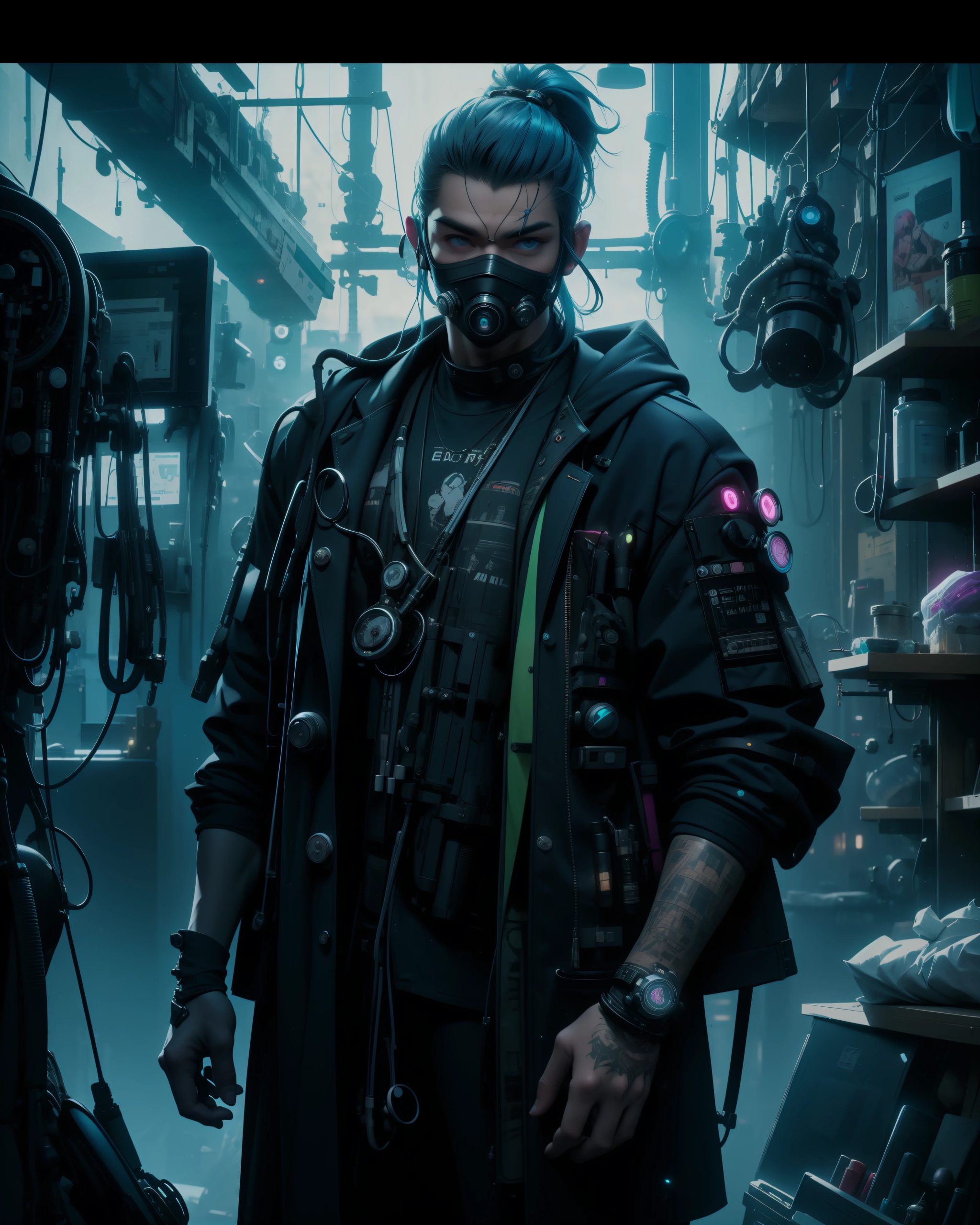 Album Cyberpunk Man Wallpapers 4K siêu đẹp 12