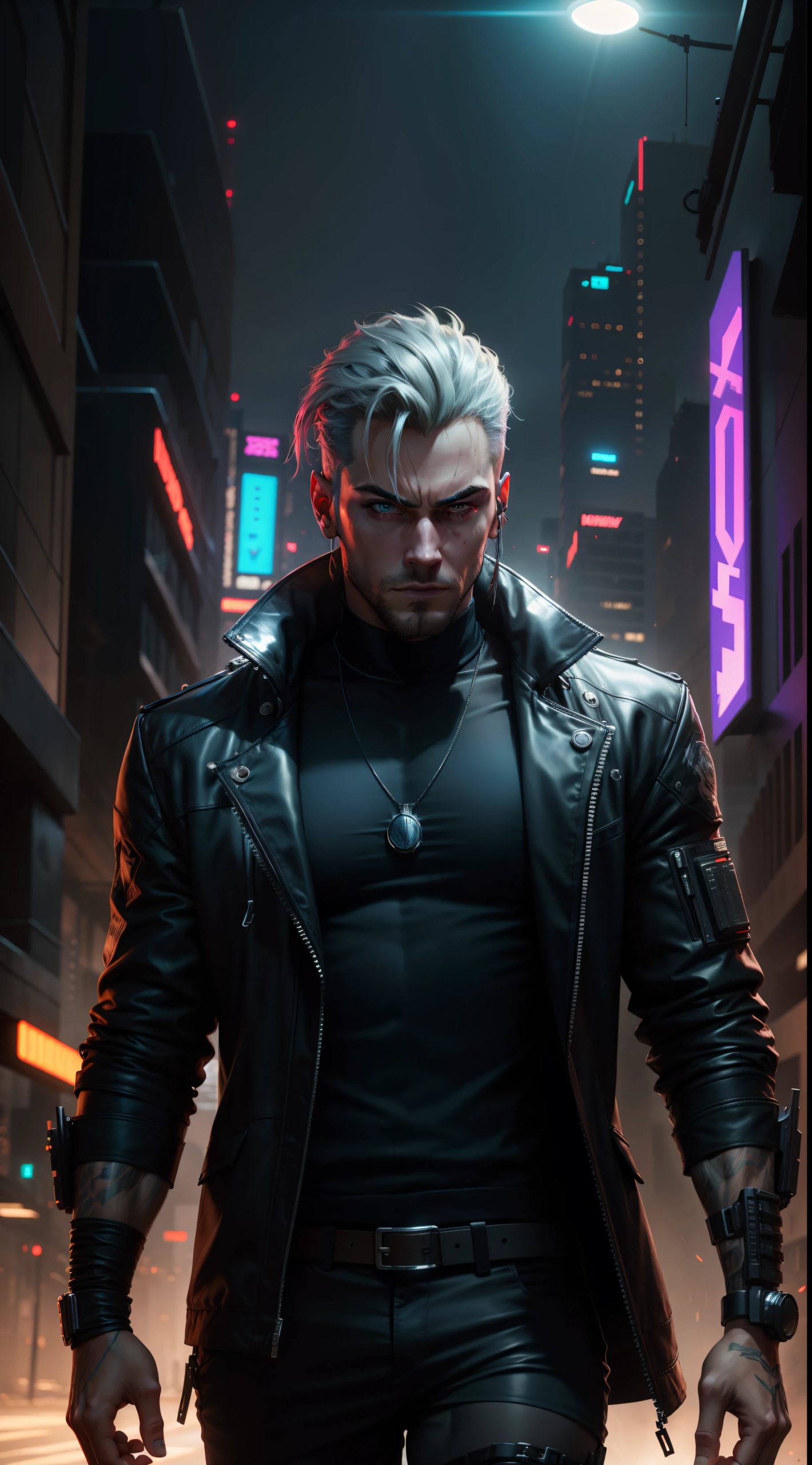 Album Cyberpunk Man Wallpapers 4K siêu đẹp 4