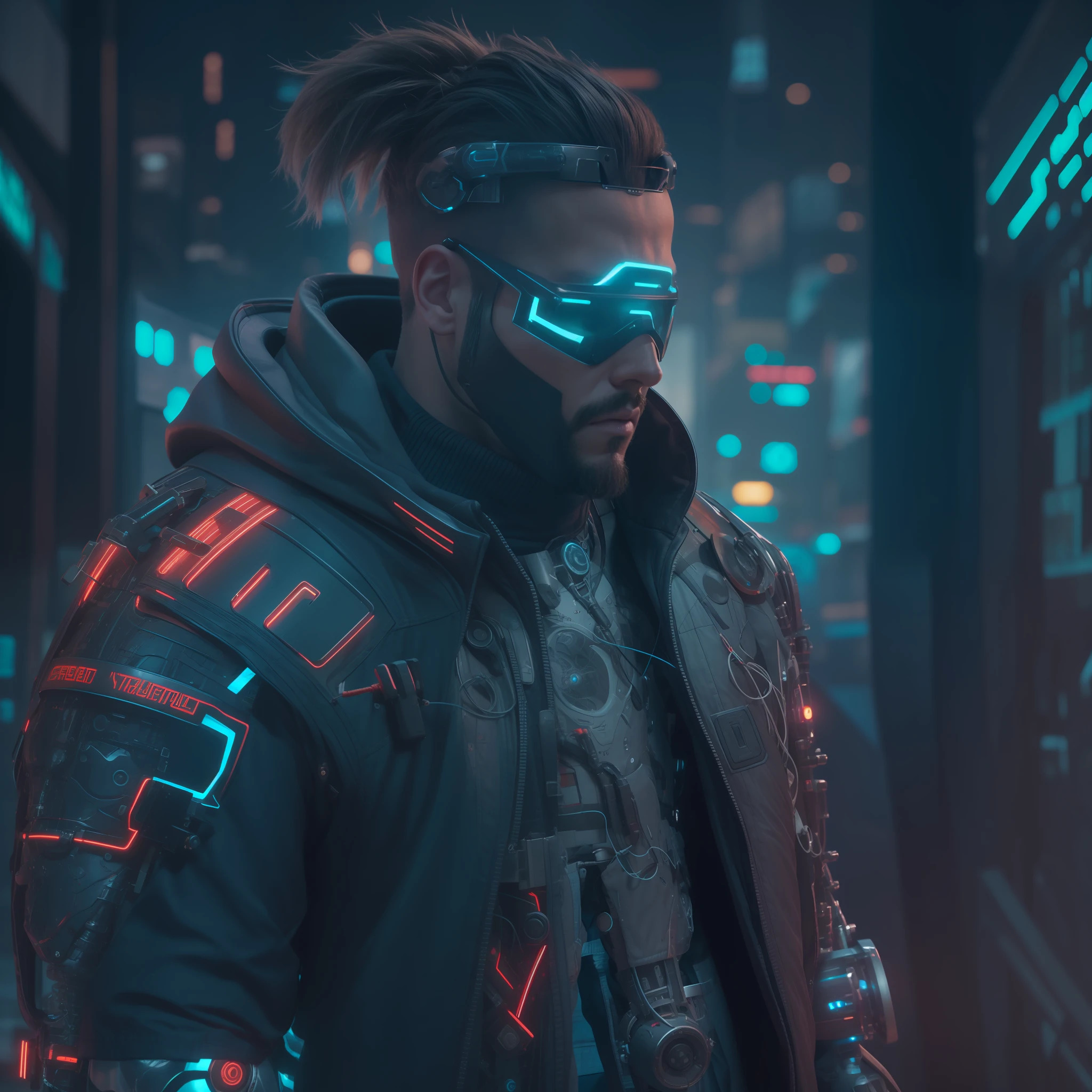 Album Cyberpunk Man Wallpapers 4K siêu đẹp 5