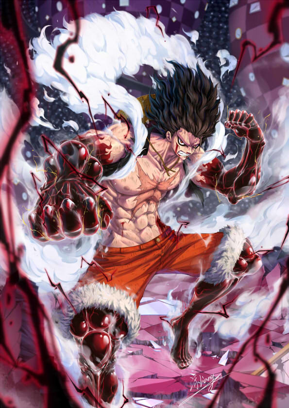 Luffy Gear 4 hình nền 4K