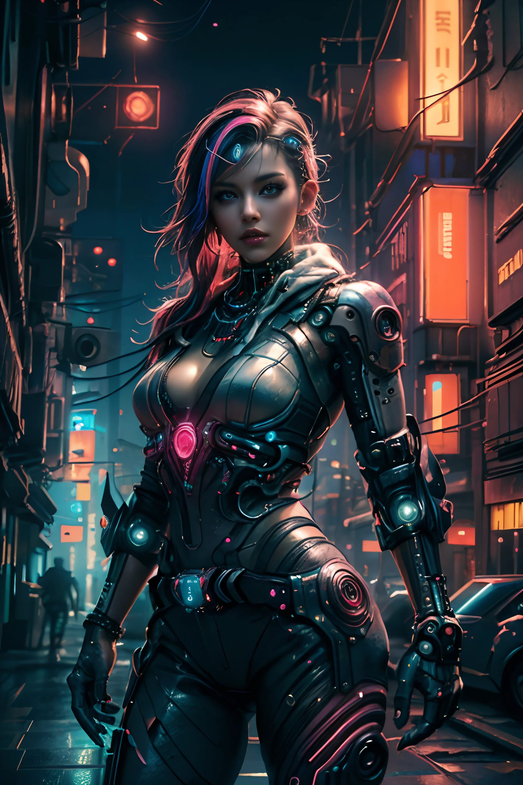 Hình nền Cyberpunk Girl Wallpapers miễn phí