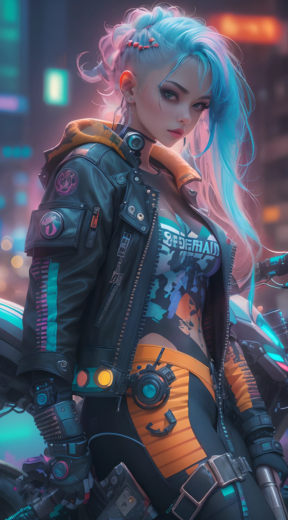 Hình nền Cyberpunk Girl Wallpapers miễn phí 8