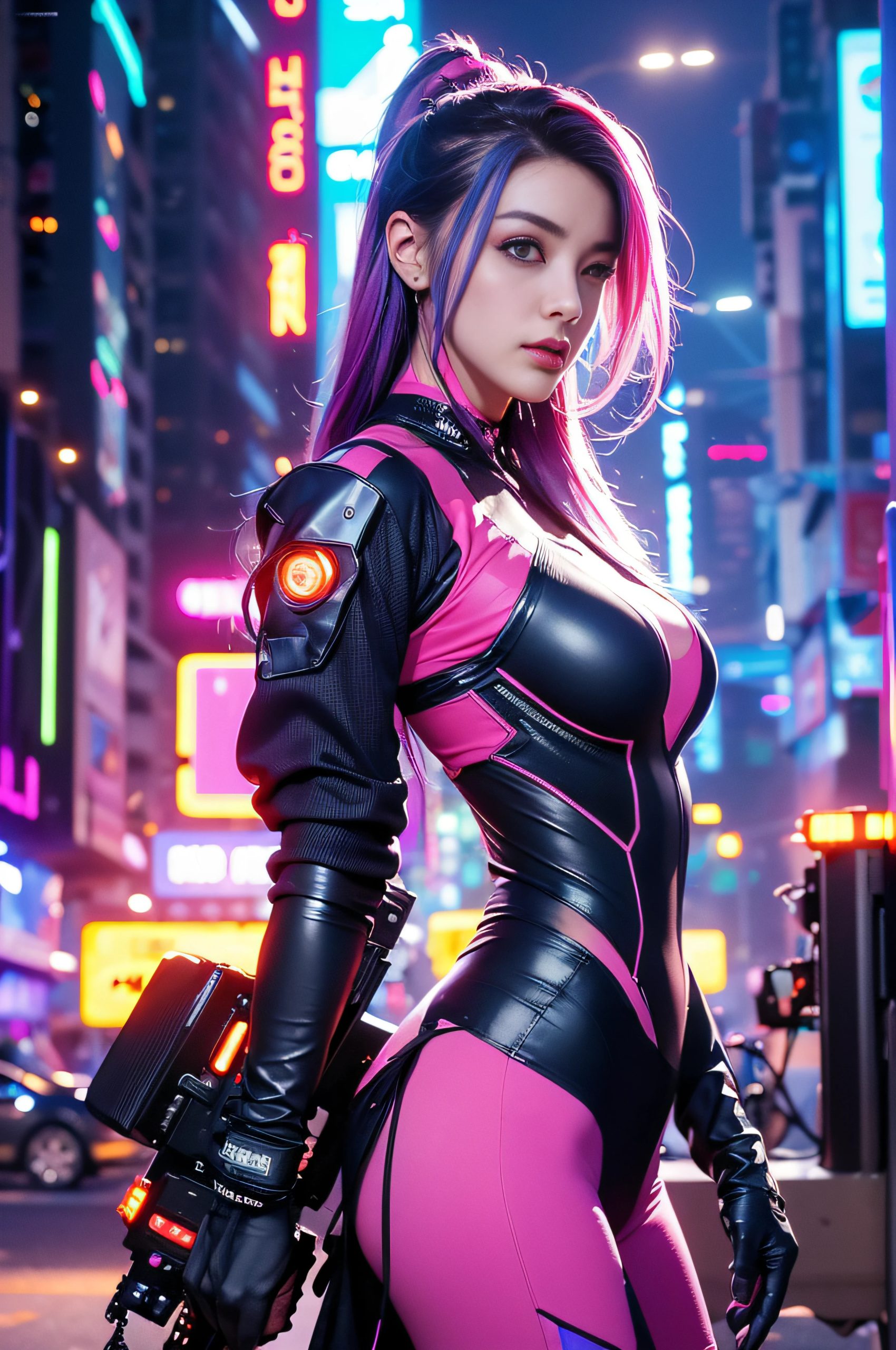 Hình nền Cyberpunk Girl Wallpapers miễn phí 9