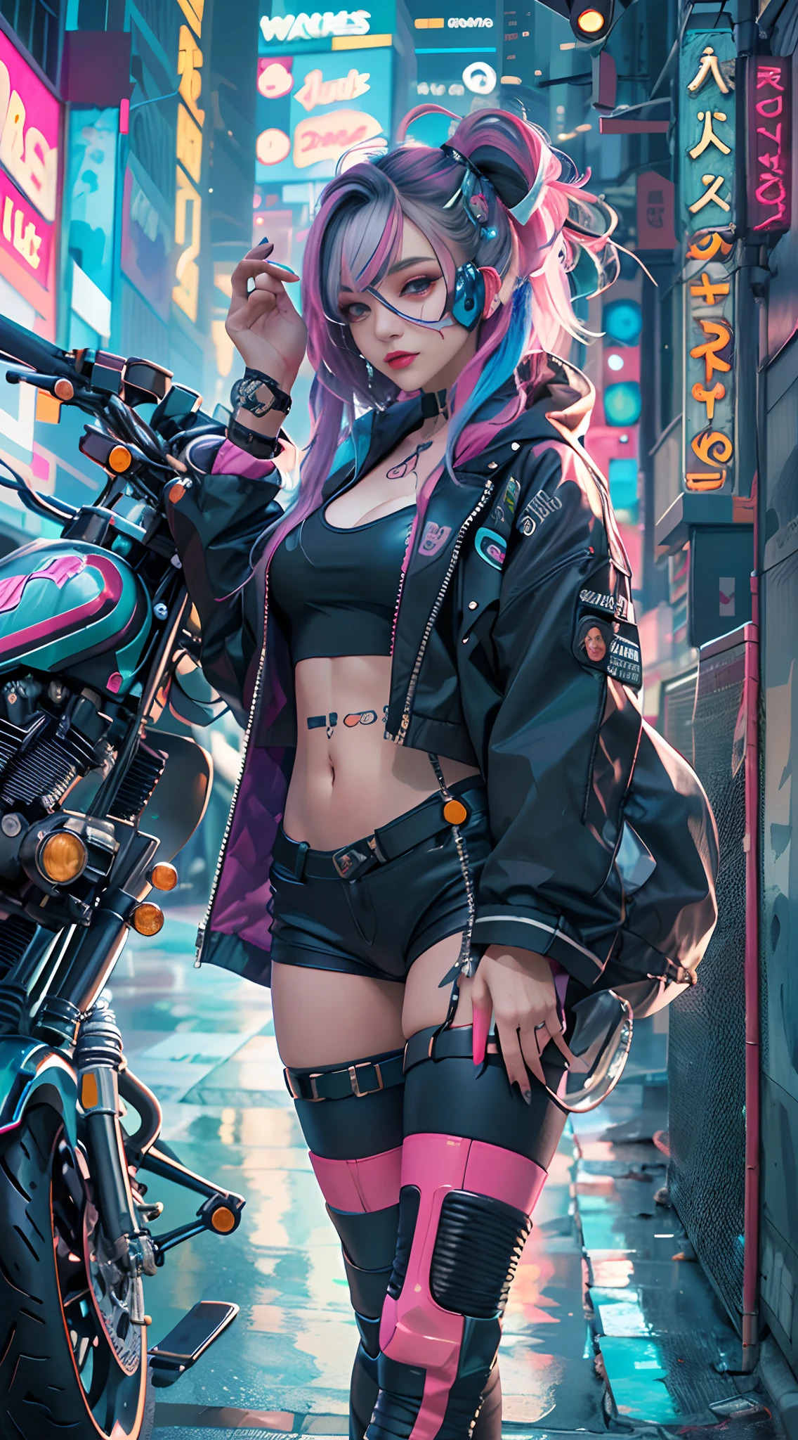 Hình nền Cyberpunk Girl Wallpapers miễn phí 10