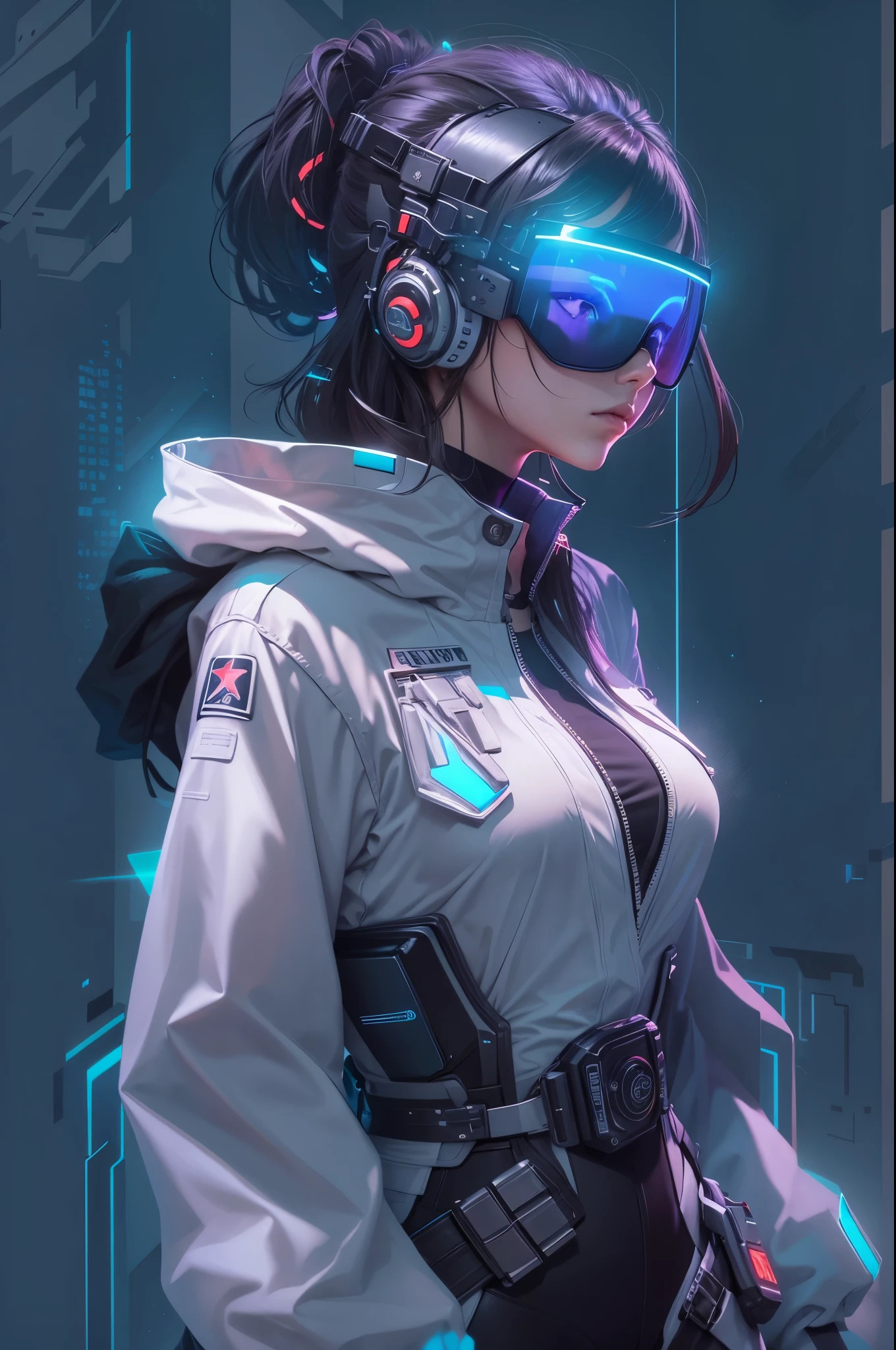 Hình nền Cyberpunk Girl Wallpapers miễn phí 4