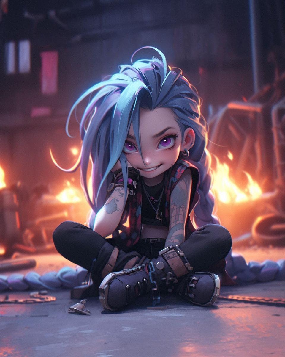 Jinx LOL Chibi