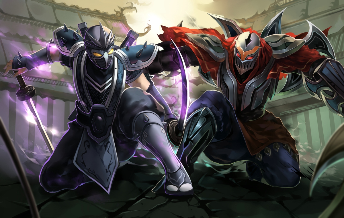 Zed fanArt tuyệt đẹp sưu tầm - Shen vs Zed