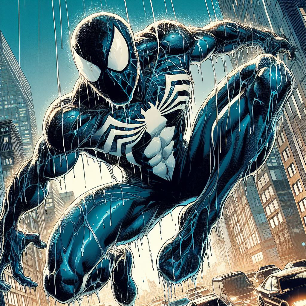 Spider Man Manga AI siêu đẹp làm hình nền 6