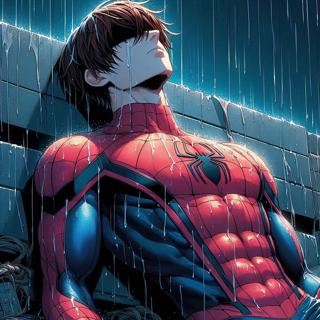 Spider Man Manga AI siêu đẹp làm hình nền 13