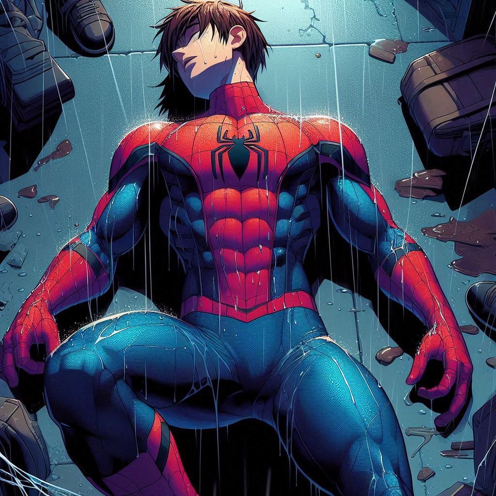 Spider Man Manga AI siêu đẹp làm hình nền 14