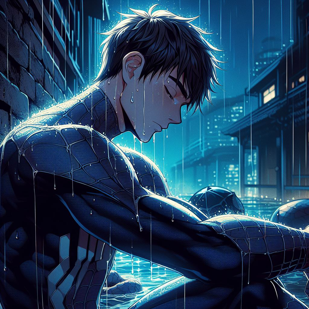 Spider Man Manga AI siêu đẹp làm hình nền 17