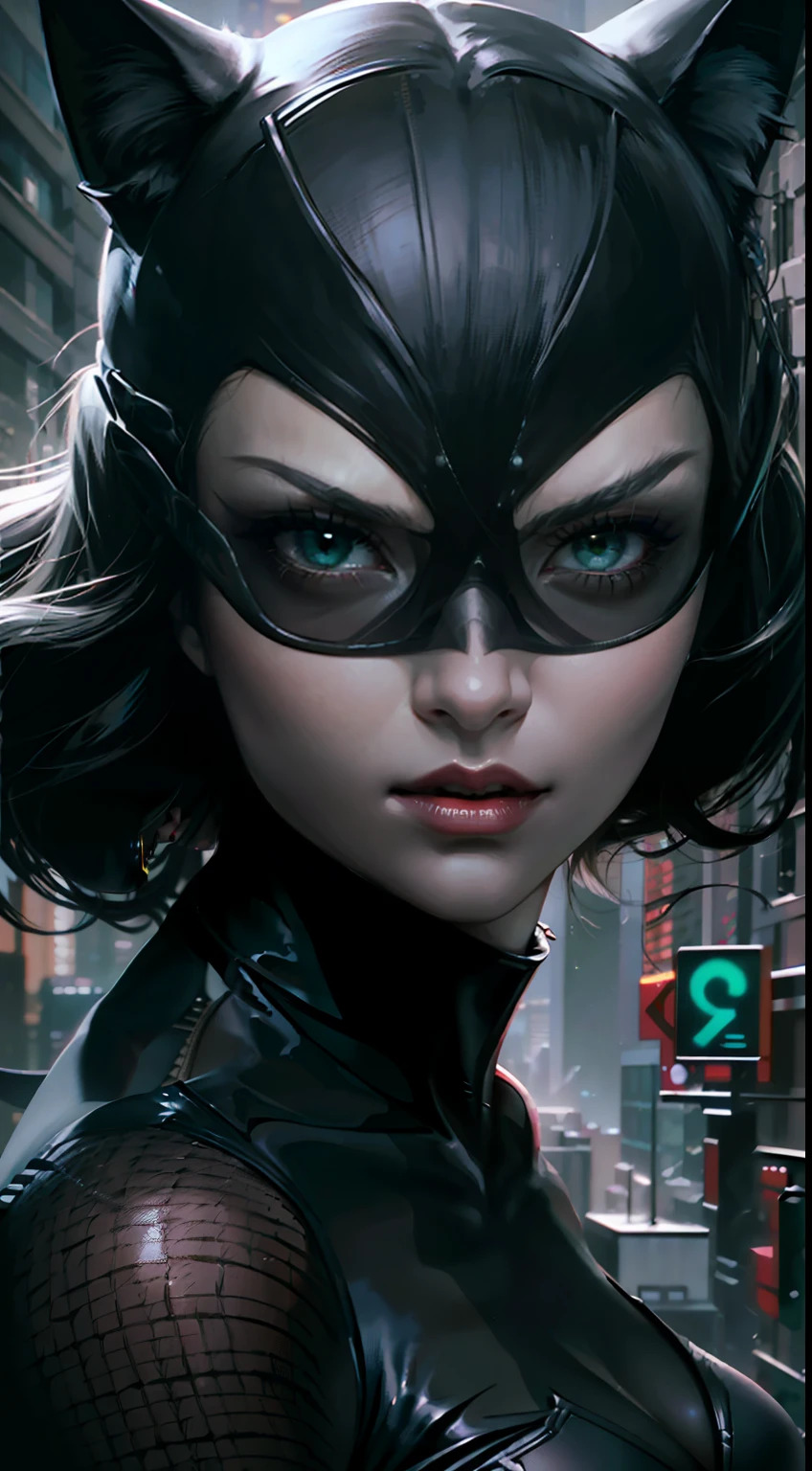 Tổng hợp ảnh Catwoman anime đẹp quyến rũ 15