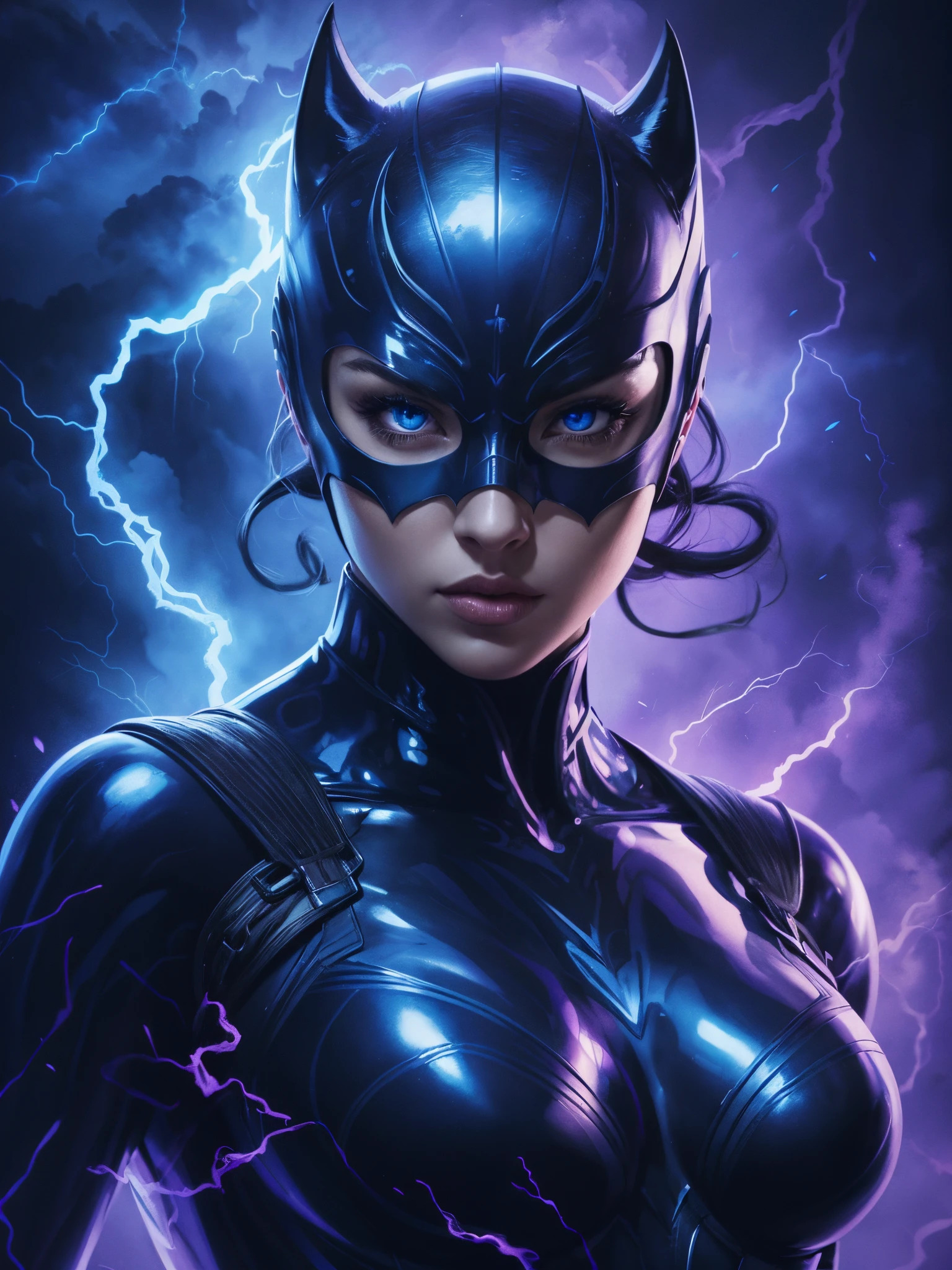 99+ ảnh Catwoman anime đẹp cuốn hút làm hình nền