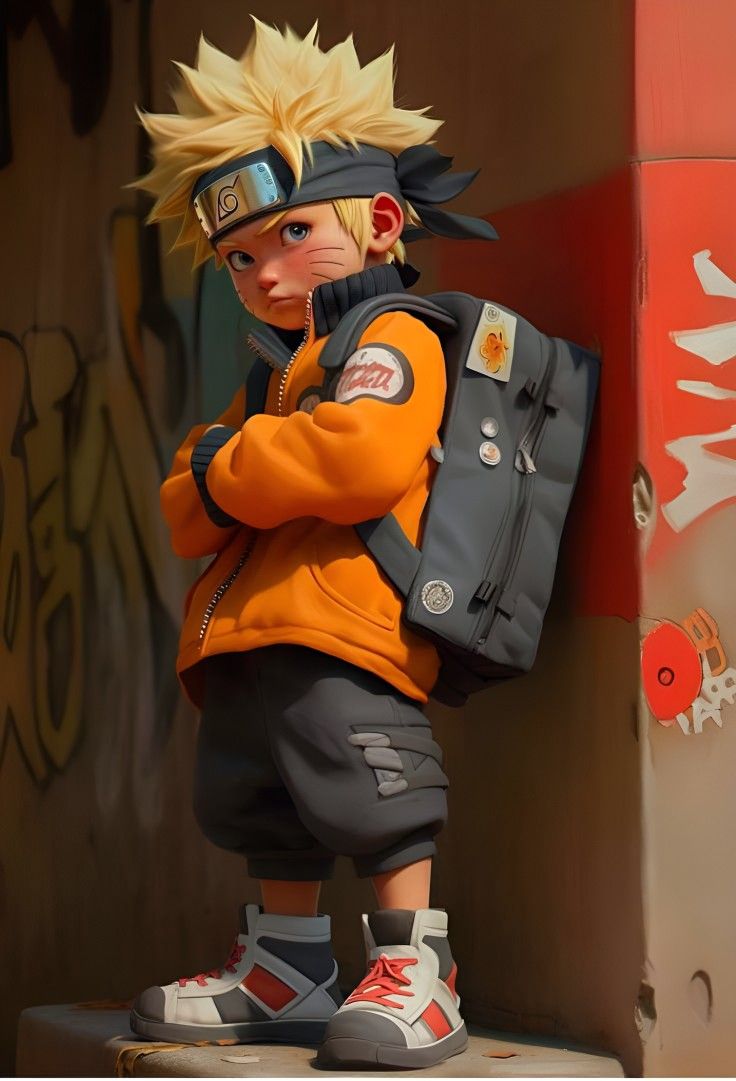 Hình nền Naruto Chibi 3D dễ thương 12