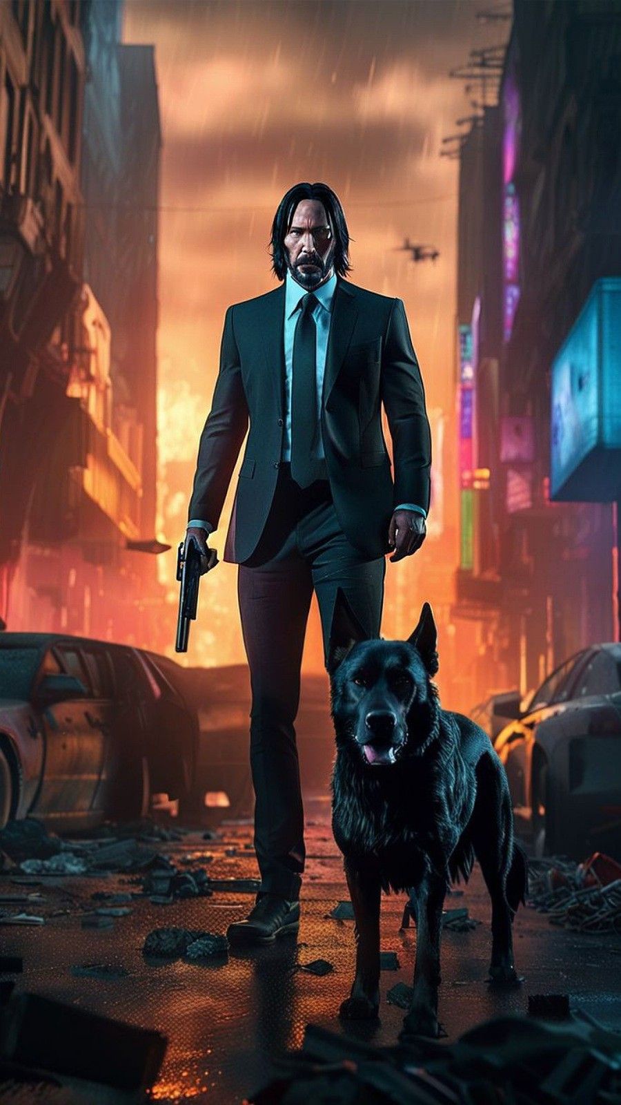 Hình nền John Wick and Dog