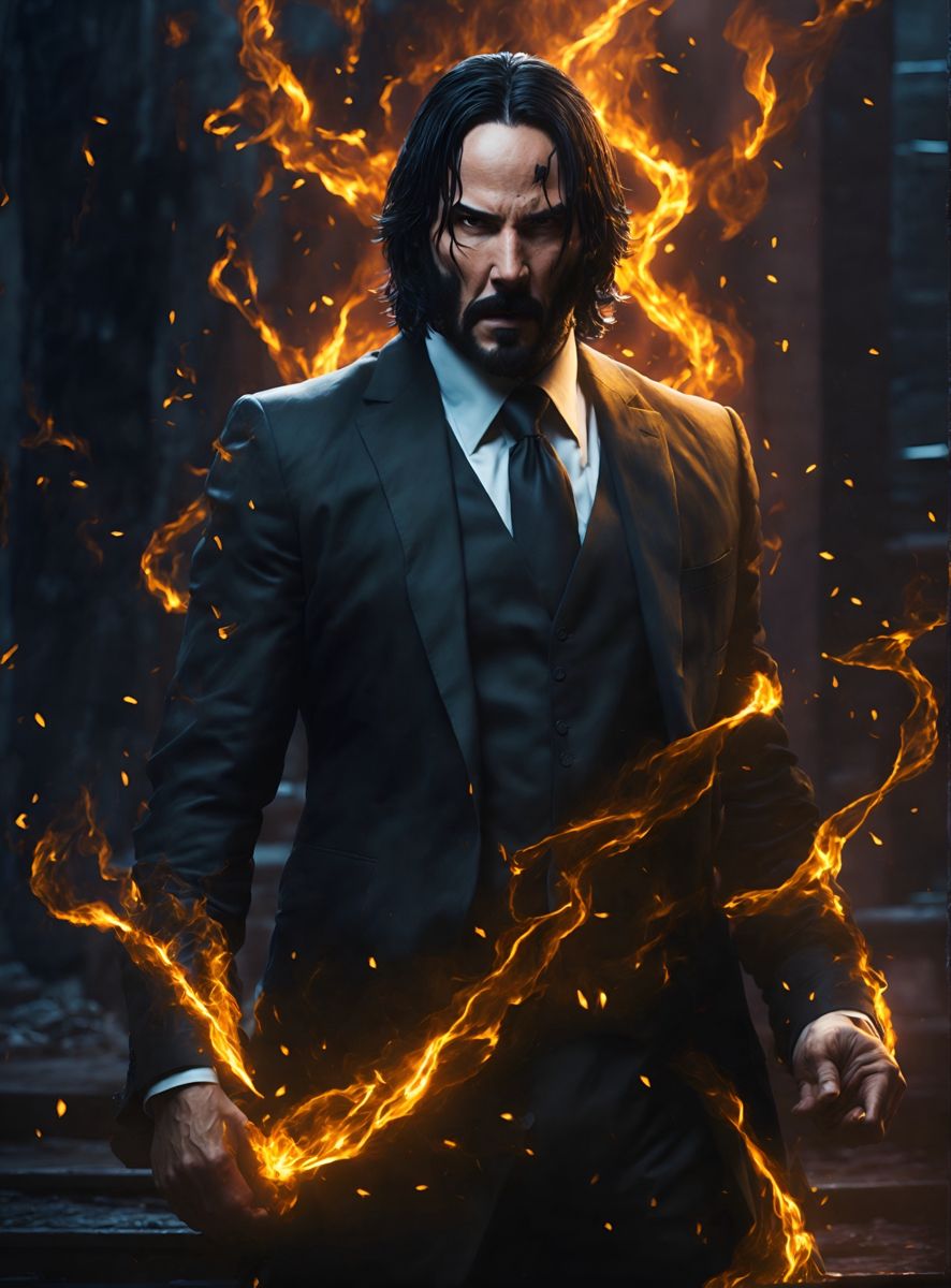 Hình nền John Wick vẽ anime làm avatar đẹp nhất 2