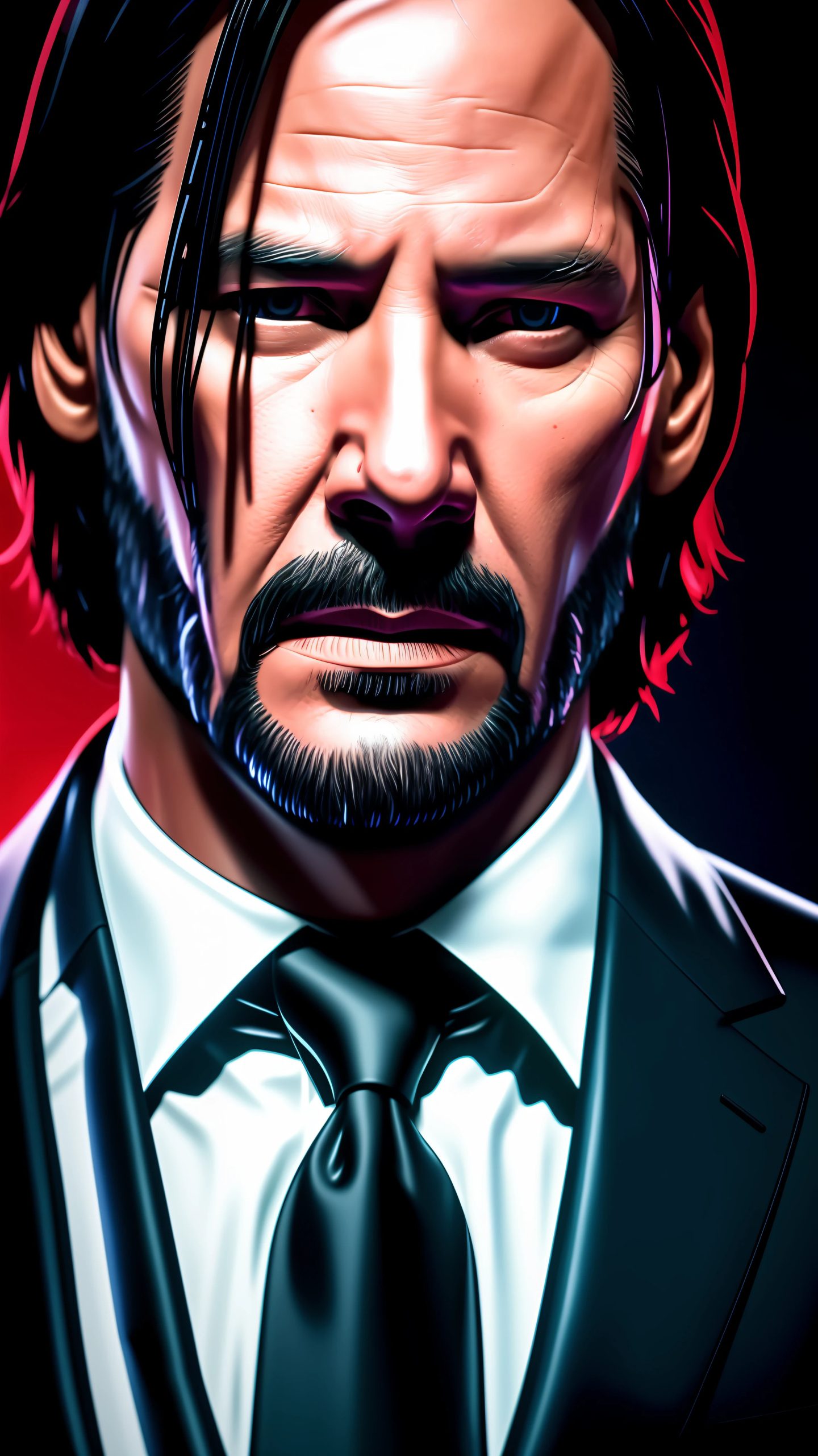 Hình nền John Wick vẽ anime làm avatar đẹp nhất 12