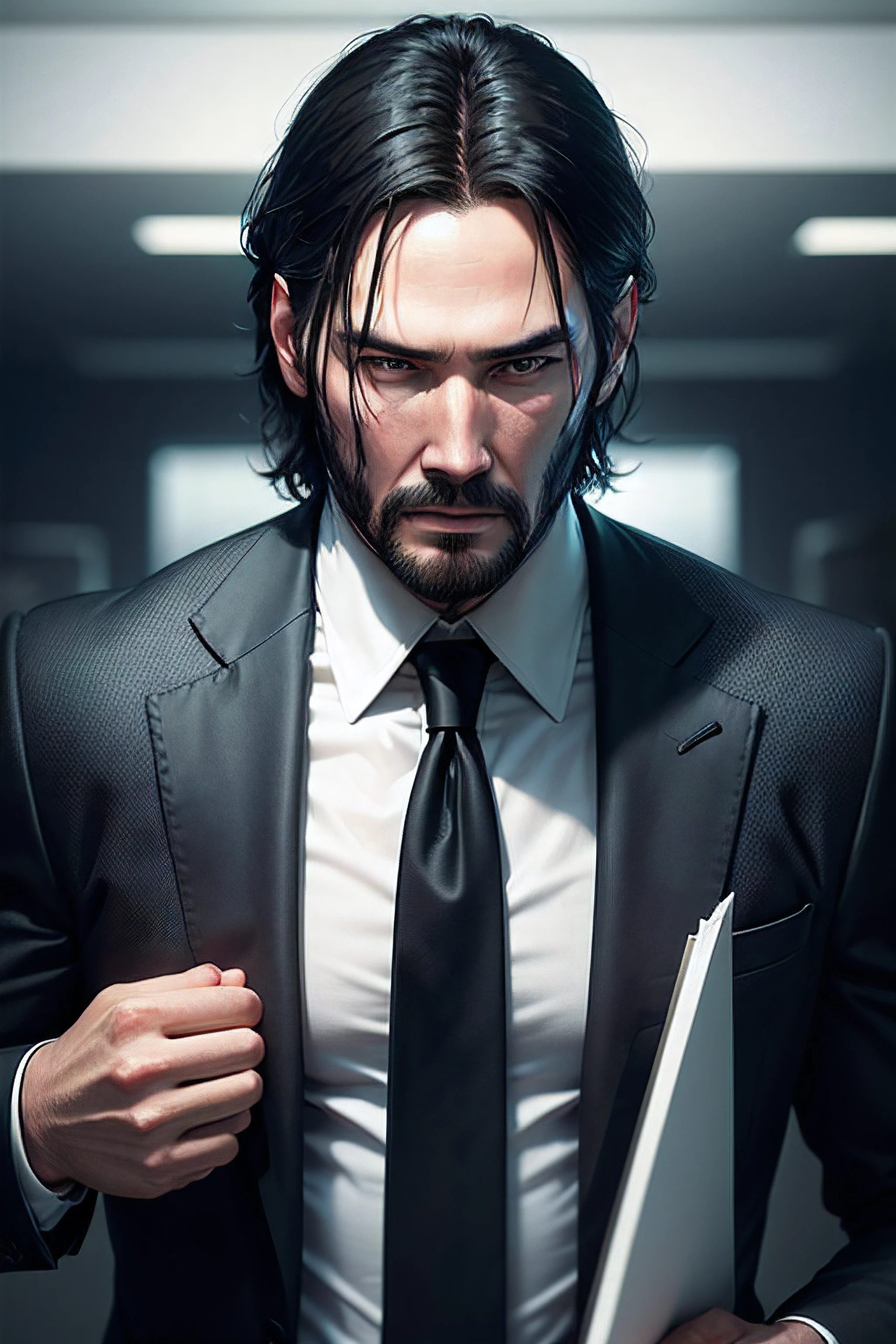 Hình nền John Wick vẽ anime làm avatar đẹp nhất 14