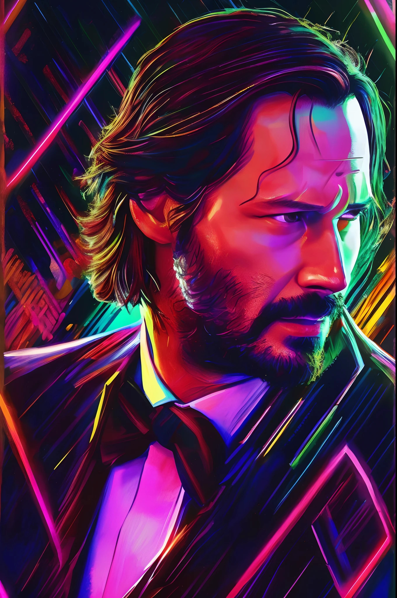 Hình nền John Wick vẽ anime làm avatar đẹp nhất 16