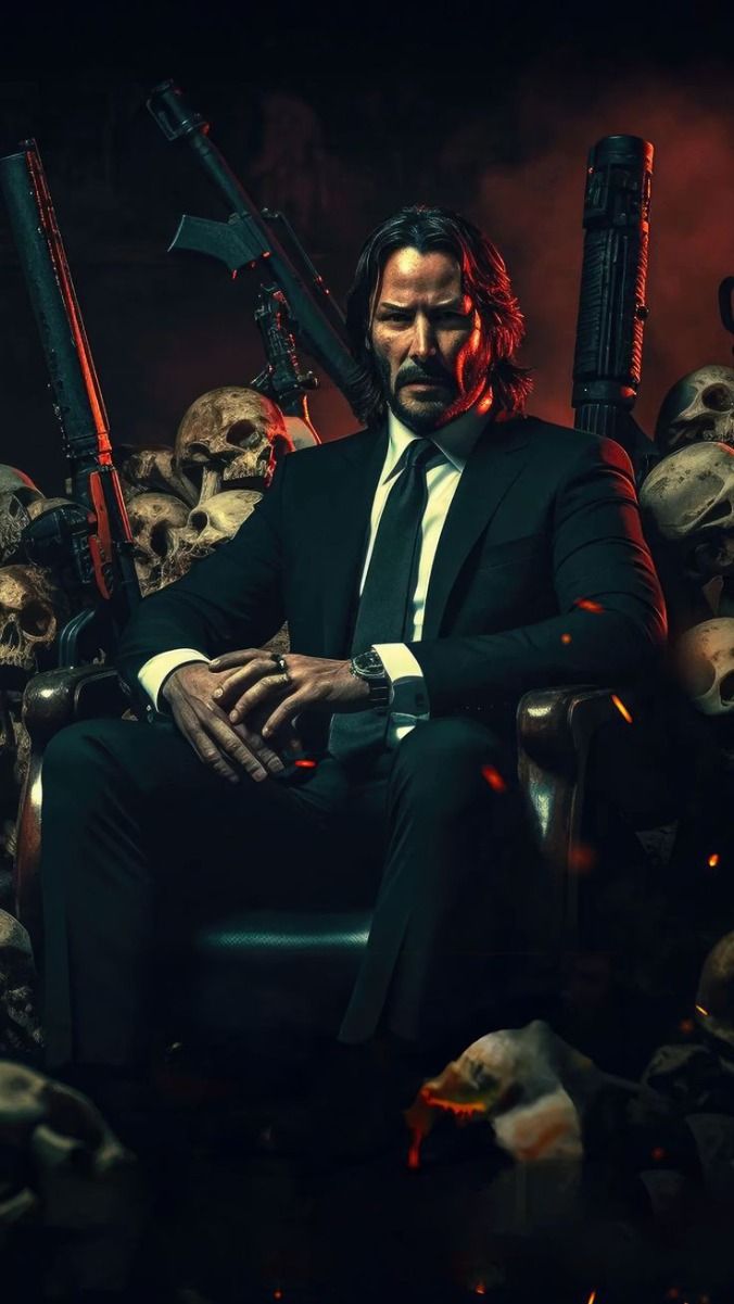 Hình nền John Wick vẽ anime làm avatar đẹp nhất 4