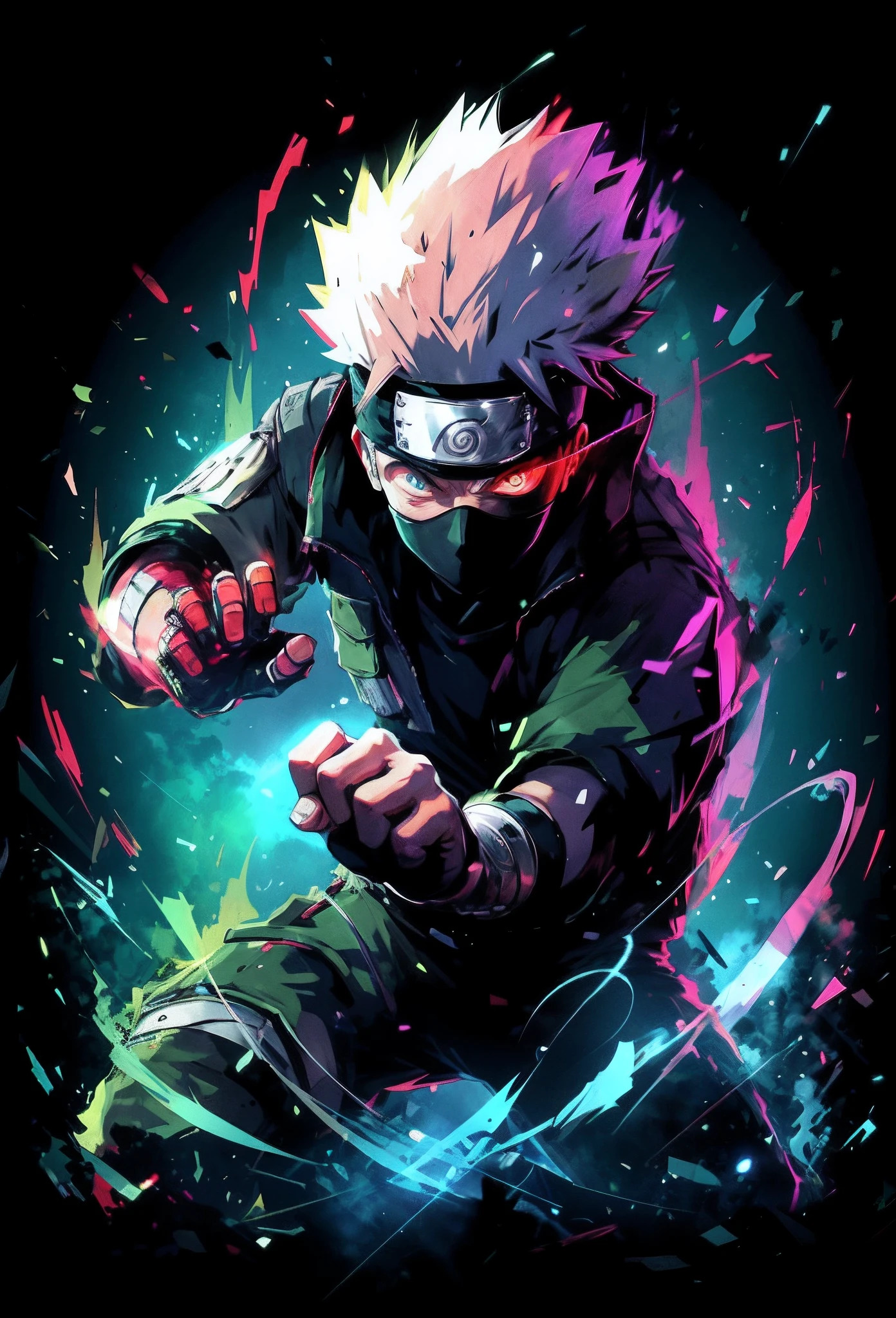 Hình nền Kakashi Hatake AI cực đẹp, Kakashi Wallpaper 4K 12