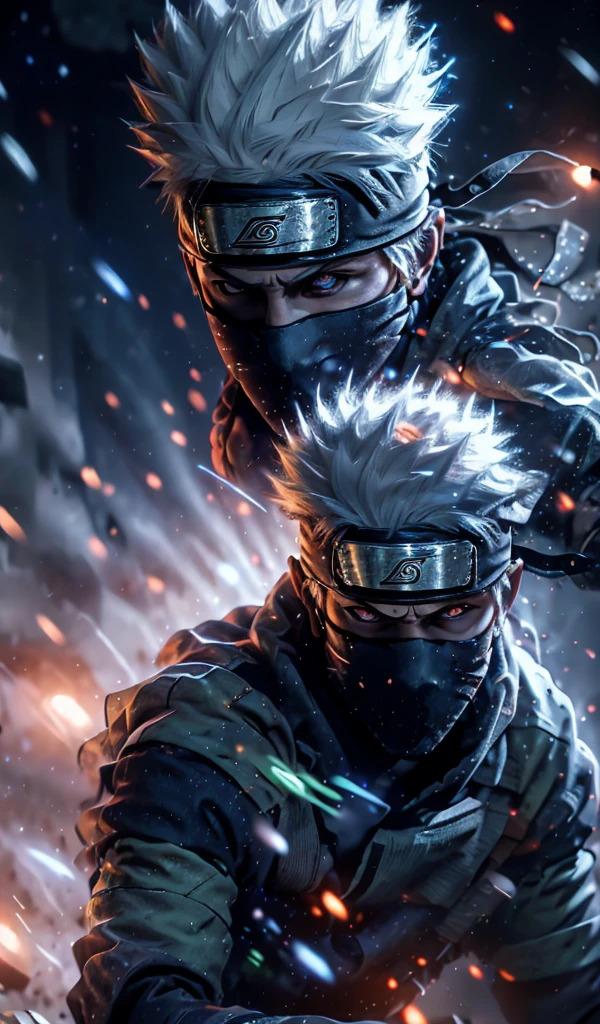 Hình nền Kakashi Hatake AI cực đẹp, Kakashi Wallpaper 4K 5