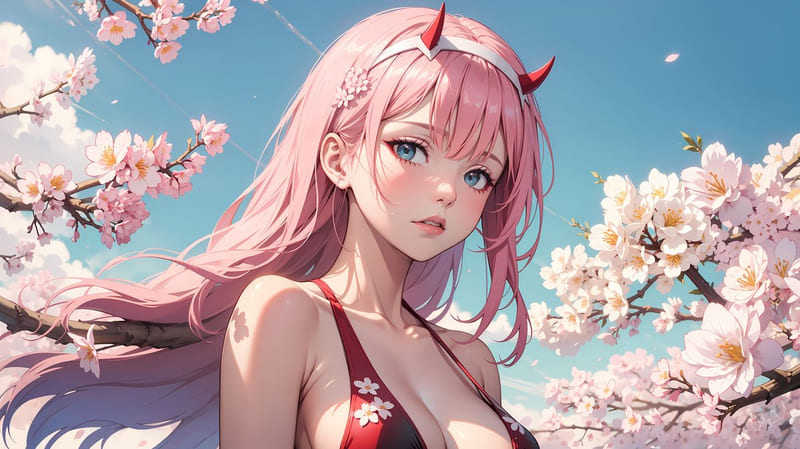 Ảnh Zero Two Wallpaper ngầu đẹp nhất 3