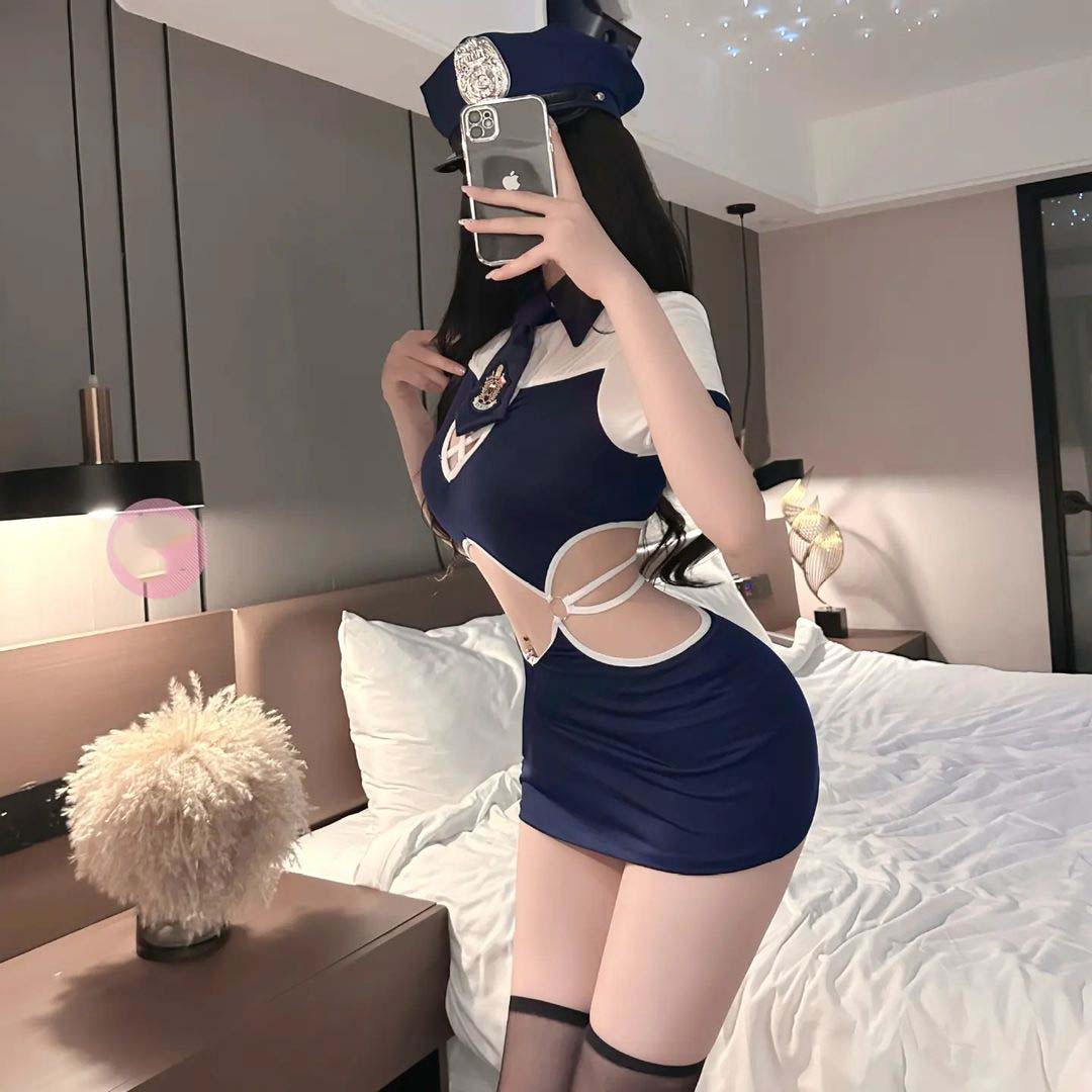 Sexy cosplay Police cực quyến rũ