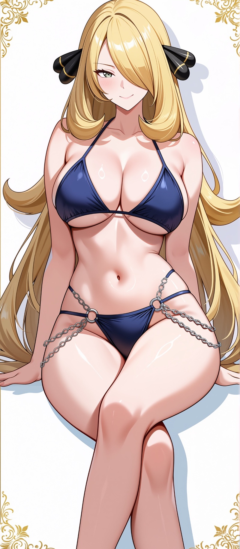 Anime girl bikini khoe body