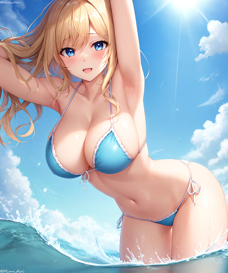 gái anime mặc bikini 3