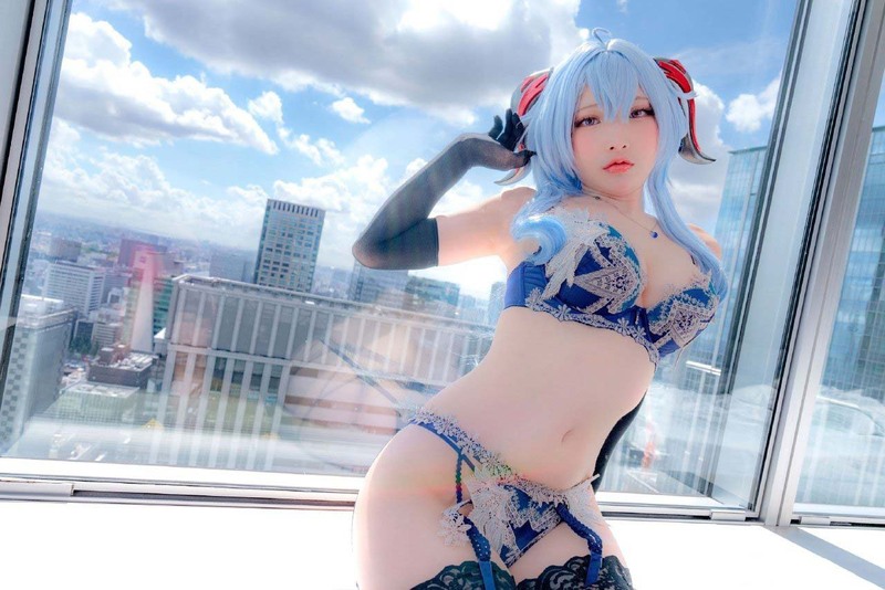 hentai cosplay ganyu 2