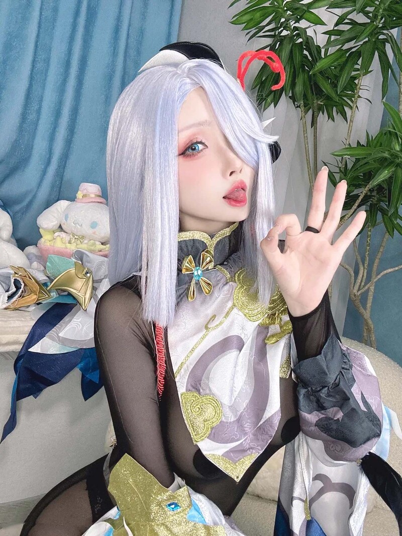 gái xinh cosplay Shenhe