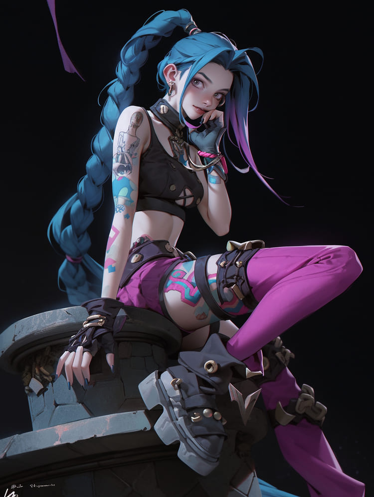 hình nền jinx arcane