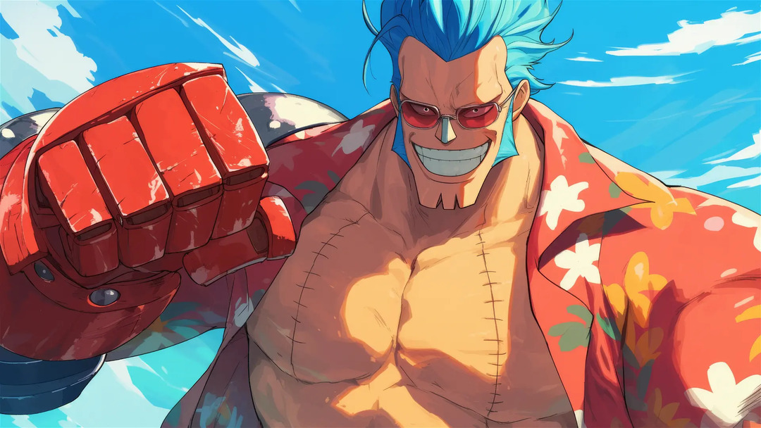 hình nền one piece ngầu - Franky from One Piece