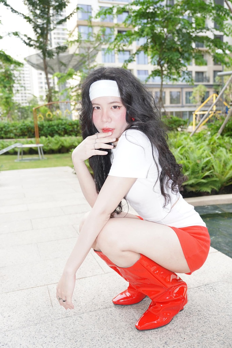 Ảnh Sammy Đào với phong cách nhẹ nhàng nữ tính