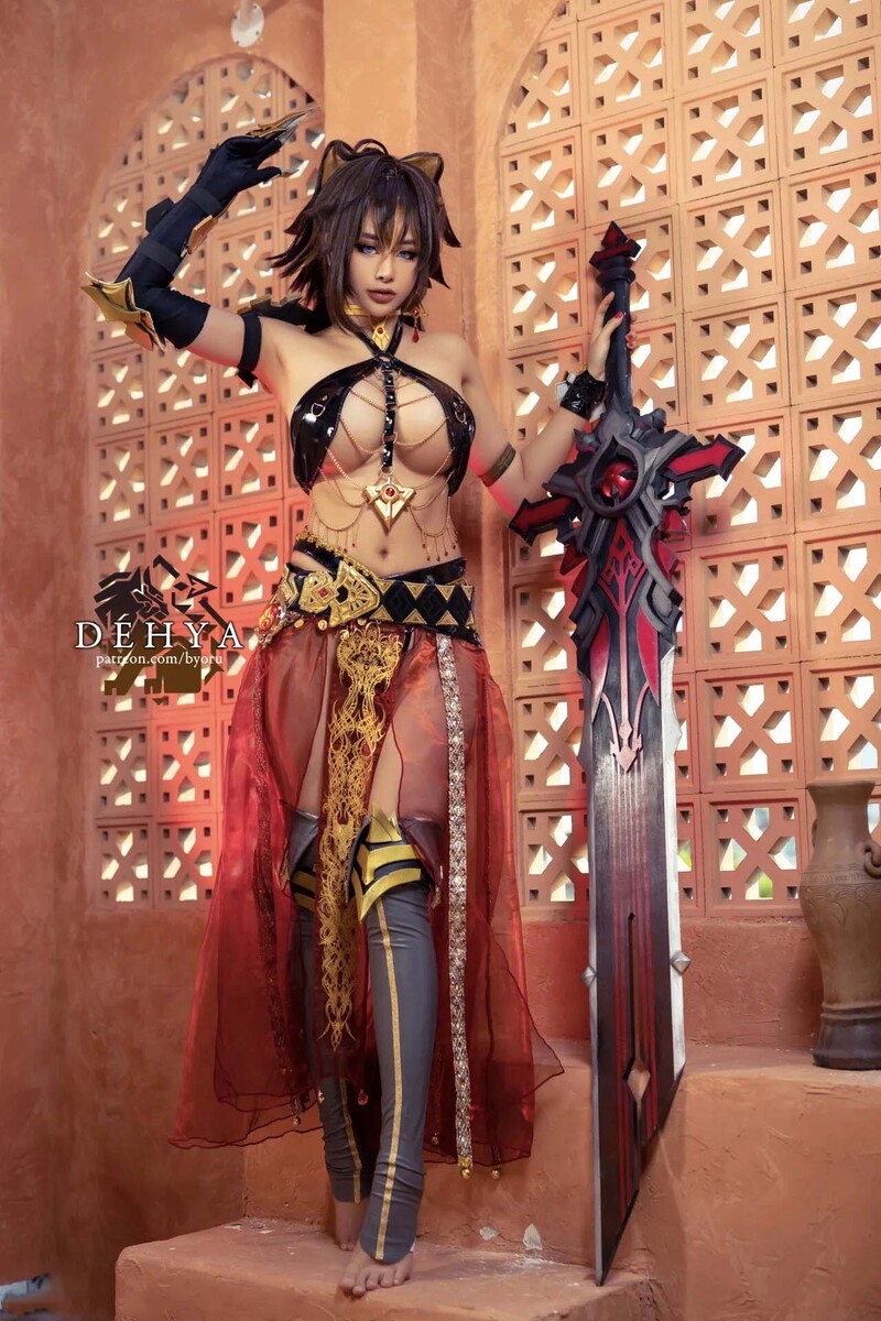 ảnh dehya cosplay sexy