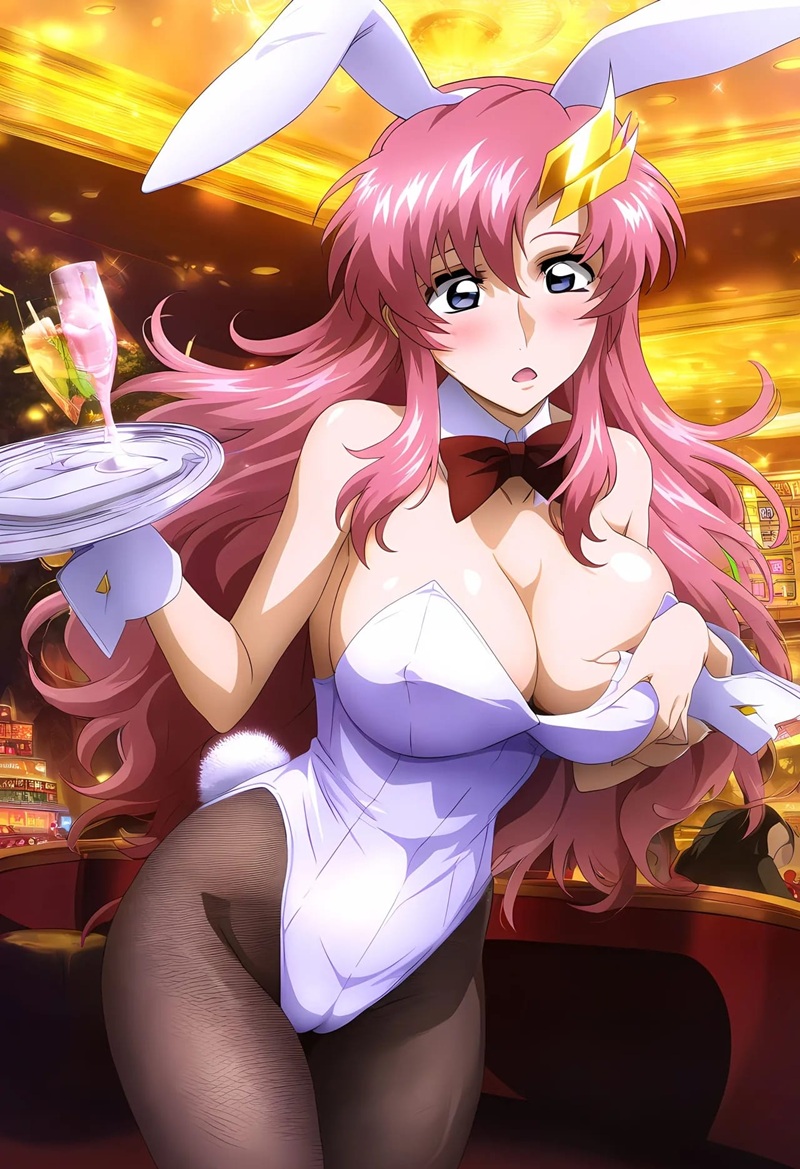 Lacus Clyne hentai pose sexy