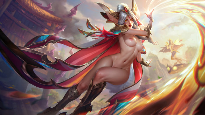 Xayah Phụng Vũ Cửu Thiên Hentai