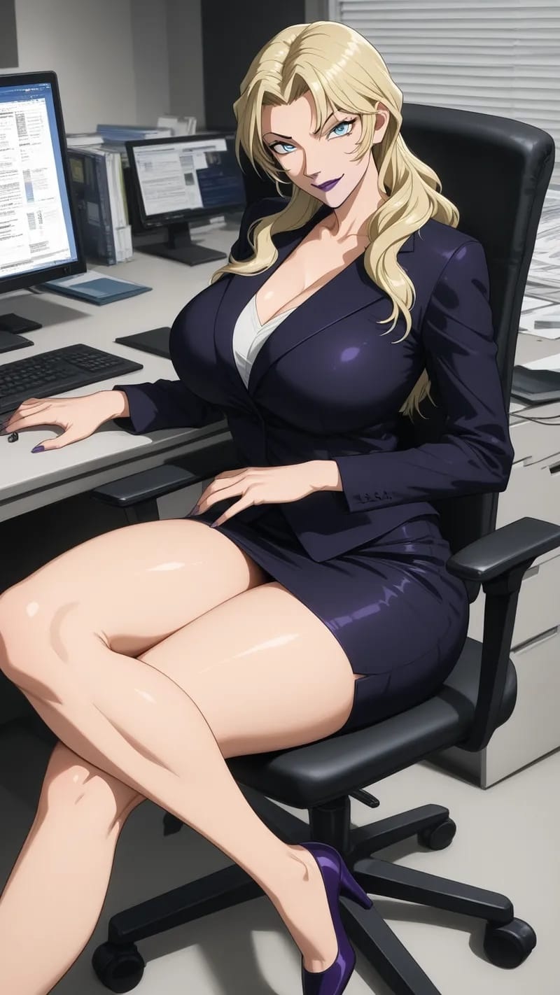 Hentai Vermouth dâm đãng trong tư thế khiêu khích