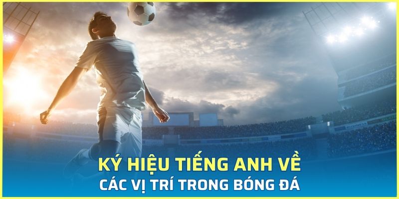 Những ký hiệu tiếng anh về các vị trí trong bóng đá