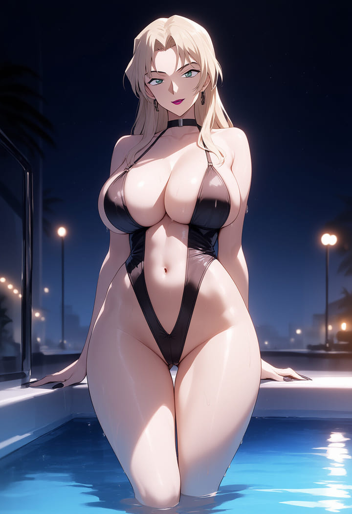 vermouth conan ảnh hentai