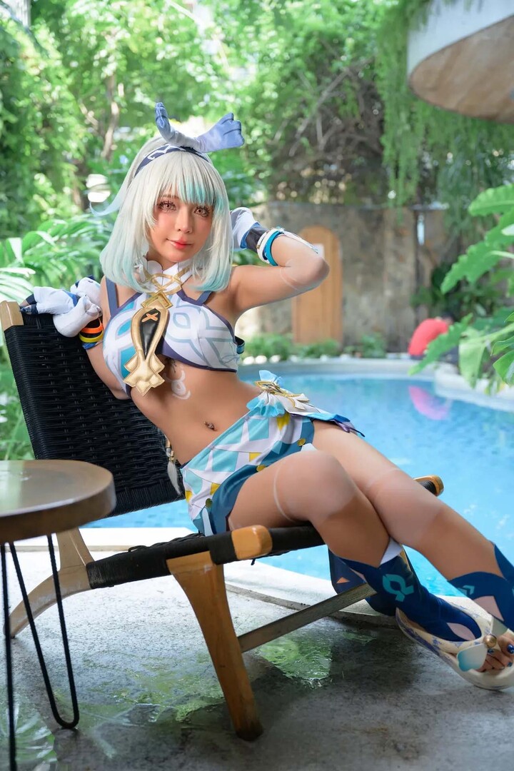 ảnh cosplay mualani genshin