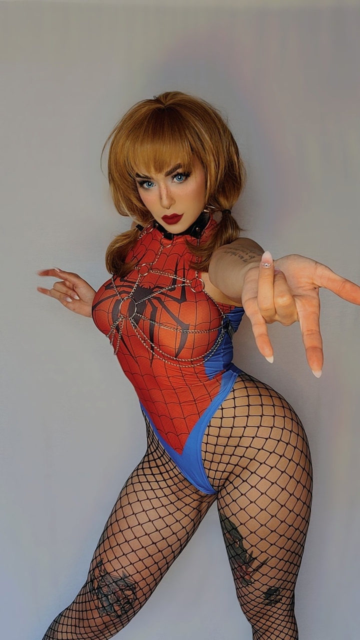ảnh cosplay sex spider woman