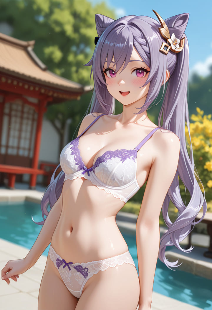 keqing bikini r34